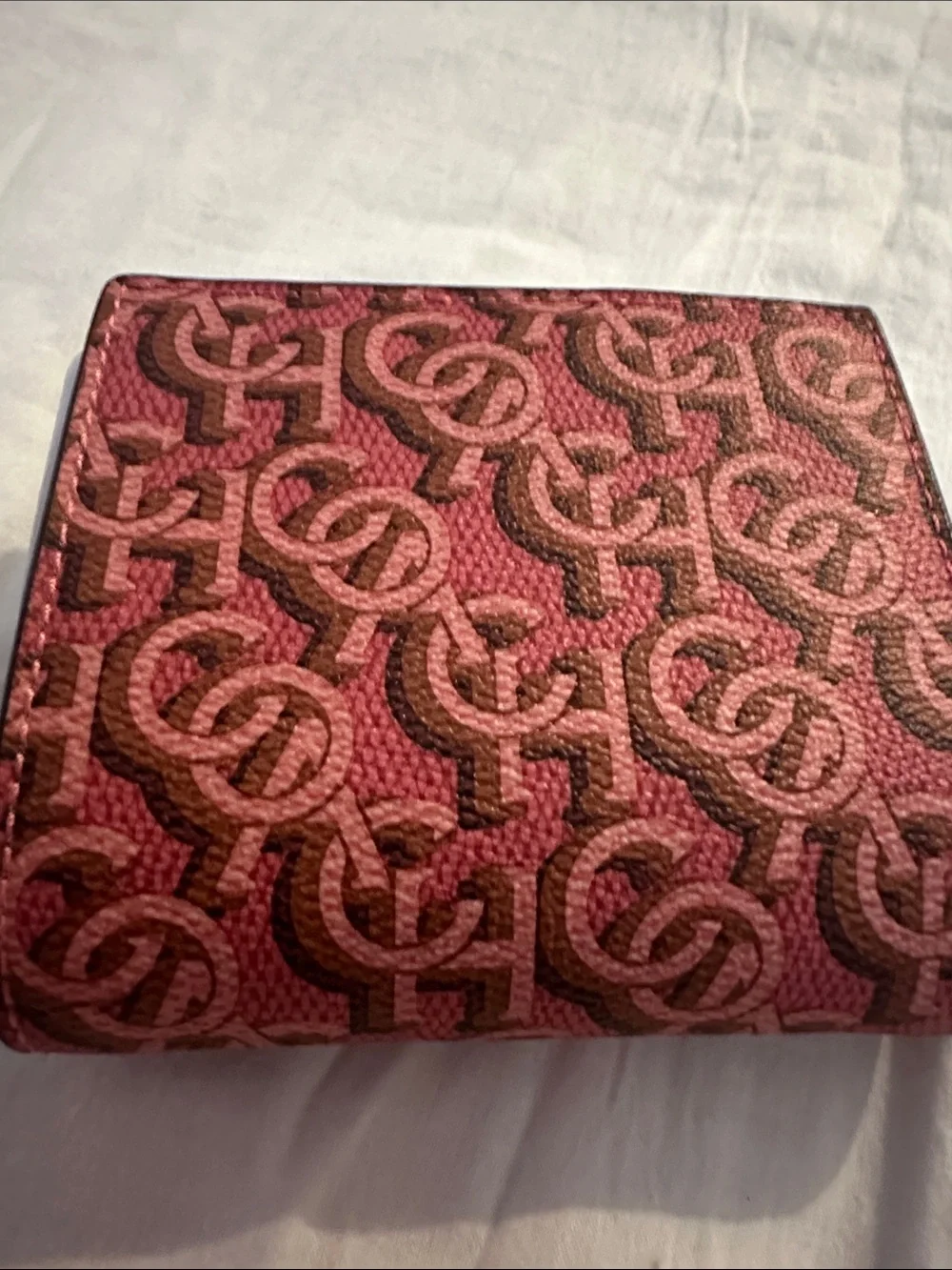 Coach Black Compact Snap Wallet